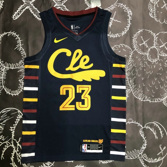 Maillot de Basket #23 James Cleveland Cavaliers Marine